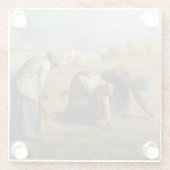 Die Gleaners, 1857 Glasuntersetzer (Rückseite)