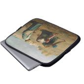 Die Gleaners, 1857 Laptopschutzhülle (Vorne Knopf)