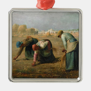 Die Gleaners, 1857 Ornament Aus Metall