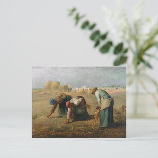Die Gleaners, 1857 Postkarte (Stehend Vorderseite)
