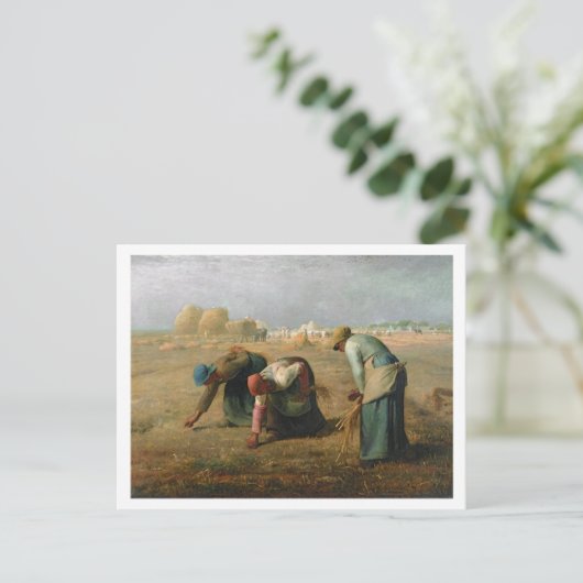 Die Gleaners, 1857 Postkarte (Stehend Vorderseite)