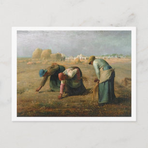 Die Gleaners, 1857 Postkarte