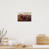 Die Gleaners by Millet (beste Qualität) Poster (Küche)