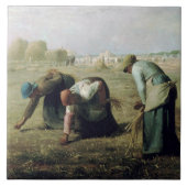 Die Gleaners, Jean-Francois Millet Fliese (Vorderseite)