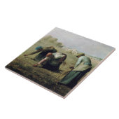 Die Gleaners, Jean-Francois Millet Fliese (Seite)