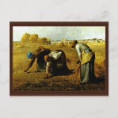 Die Gleaners, von der Mühle (beste Qualität) Postkarte (Vorderseite)