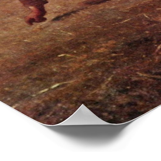 Die Gleaners von Jean-Francois Millet Poster (Ecke)