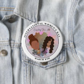 Die Gleichberechtigung aller am Internationalen Fr Button (Beispiel)