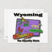 Die Gleichberechtigung des Staat wird von Bush gel Postkarte (Vorne/Hinten)