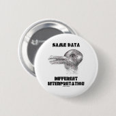 Die gleiche Daten-unterschiedliche Interpretation Button (Vorne & Hinten)