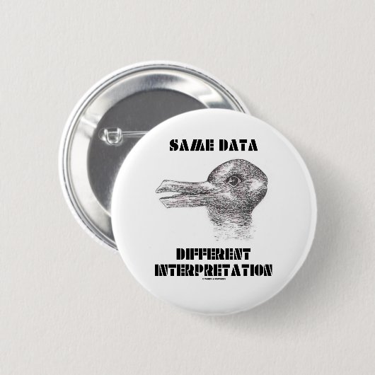 Die gleiche Daten-unterschiedliche Interpretation Button (Vorne & Hinten)