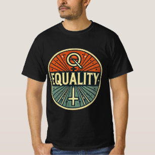 Die Gleichheit im Retro-Bereich: Eine kühne Botsch T-Shirt
