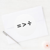 DIE GLEICHHEIT IST GRÖSSER ALS DI RUNDER AUFKLEBER (Umschlag)