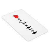 Die Gleichung der Liebe für Frauen Magnet (Rechte Seite)