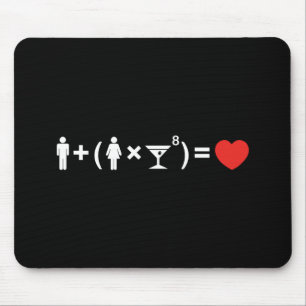 Die Gleichung der Liebe für Frauen Mousepad