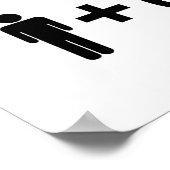 Die Gleichung der Liebe für Frauen Poster (Ecke)