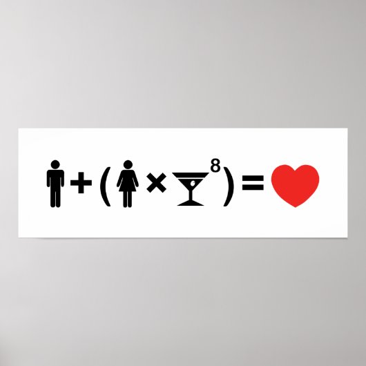 Die Gleichung der Liebe für Frauen Poster (Vorne)