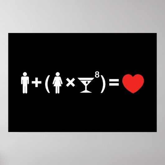 Die Gleichung der Liebe für Frauen Poster (Vorne)