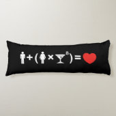 Die Gleichung der Liebe für Frauen Seitenschläferkissen (Vorderseite)