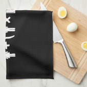 Die Gleichung der Liebe für Männer Geschirrtuch (Viertel Falte)