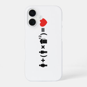 Die Gleichung der Liebe für Männer iPhone 16 Hülle