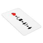 Die Gleichung der Liebe für Männer Magnet (Rechte Seite)