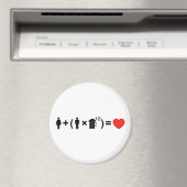 Die Gleichung der Liebe für Männer Magnet (In Situ (Geschirrspüler))