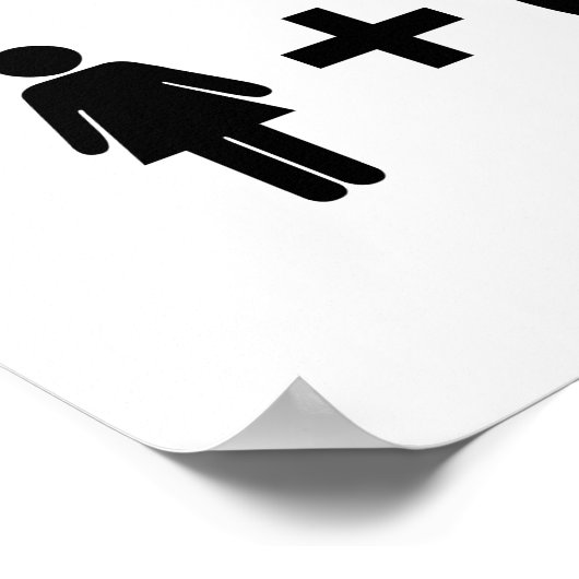 Die Gleichung der Liebe für Männer Poster (Ecke)