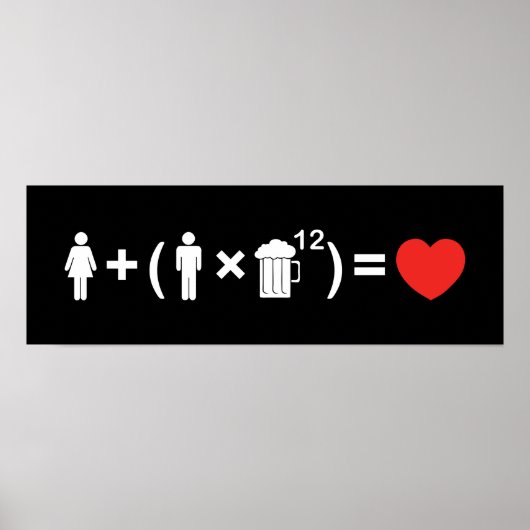 Die Gleichung der Liebe für Männer Poster (Vorne)