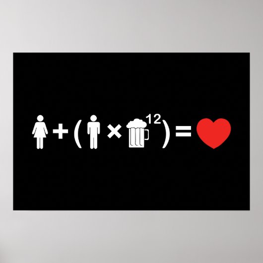 Die Gleichung der Liebe für Männer Poster (Vorne)