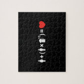 Die Gleichung der Liebe für Männer Puzzle (Vertikal)
