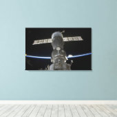 Die Gliedmaße der Erde überschneiden ein Sojus-Rau Leinwanddruck (Insitu (Holzboden))