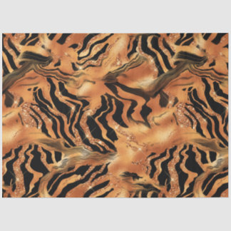 Die Glitter-Tiger-Serie Design #10 Seidenpapier