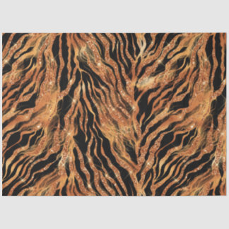 Die Glitter-Tiger-Serie Design #11 Seidenpapier