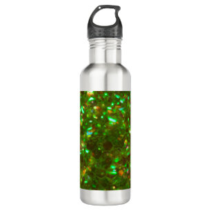 Die Glitz Glam Glitzer Grün Stahl Wasserflasche! Edelstahlflasche
