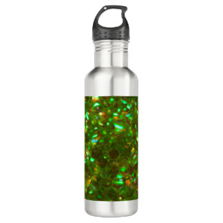 Die Glitz Glam Glitzer Grün Stahl Wasserflasche! Edelstahlflasche