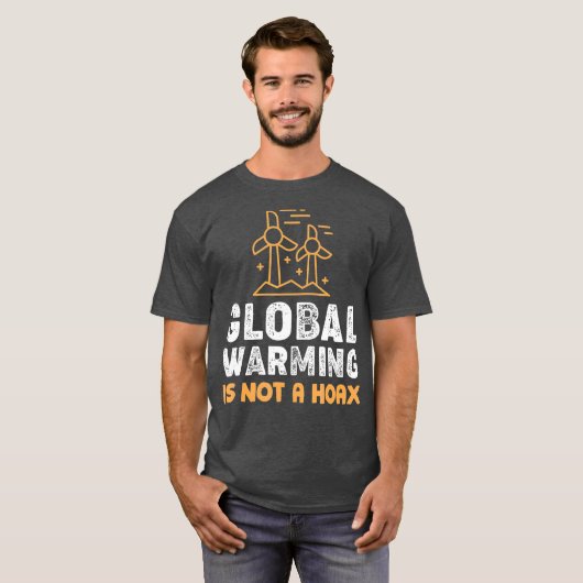 Die globale Erwärmung ist kein Scherz über den Kli T-Shirt (Vorne ganz)