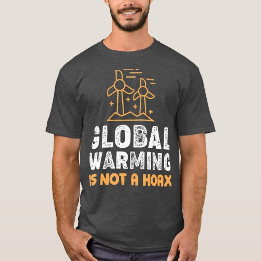 Die globale Erwärmung ist kein Scherz über den Kli T-Shirt (Vorderseite)