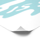 Die globale Erwärmung ist so uncool Poster (Ecke)