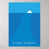 Die globale Erwärmung Rette das Polar Bären-Poster Poster (Vorne)