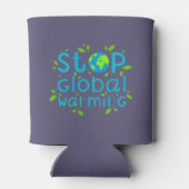Die globale Erwärmung stoppen Dosenkühler (Rückseite)