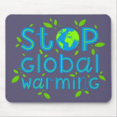 Die globale Erwärmung stoppen Mousepad (Vorne)