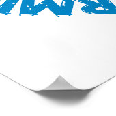 Die globale Erwärmung stoppen Poster (Ecke)