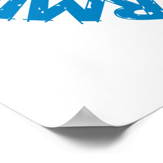 Die globale Erwärmung stoppen Poster (Ecke)