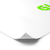 Die globale Erwärmung stoppen Poster (Ecke)