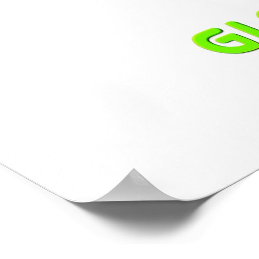 Die globale Erwärmung stoppen Poster (Ecke)