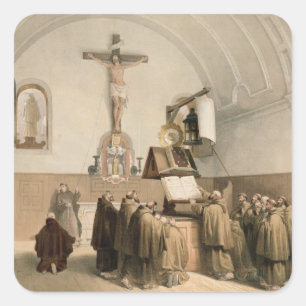 Die Glöckner an der Rhetorik des Capucines, Quadratischer Aufkleber