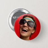 Die glückliche Braut Button (Vorne & Hinten)