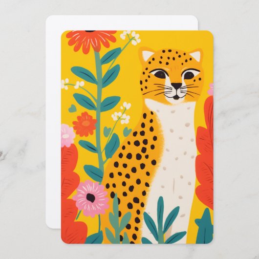 Die glückliche Cheetah (Vorne/Hinten)