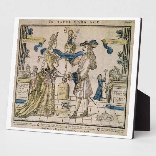 Die glückliche Ehe (schablonenfarbener Holzschnitt Fotoplatte (Seite)